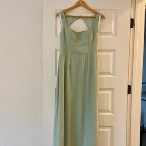 Azazie Dusty Sage Bridesmaid Dress